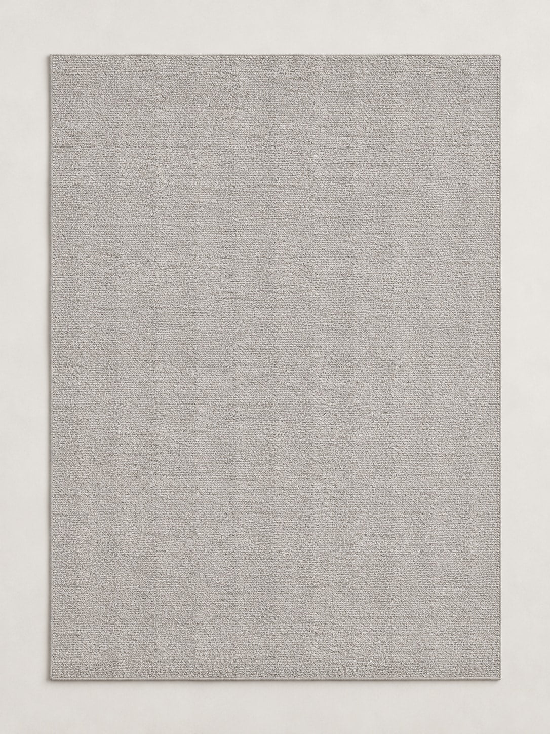Tapis Alpage gris taupe — vue entière du dessus