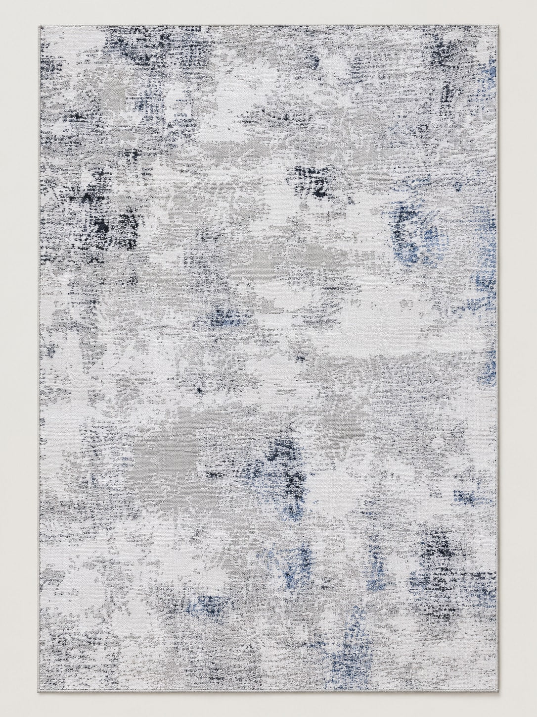 Tapis Brume gris bleuté — vue entière du dessus