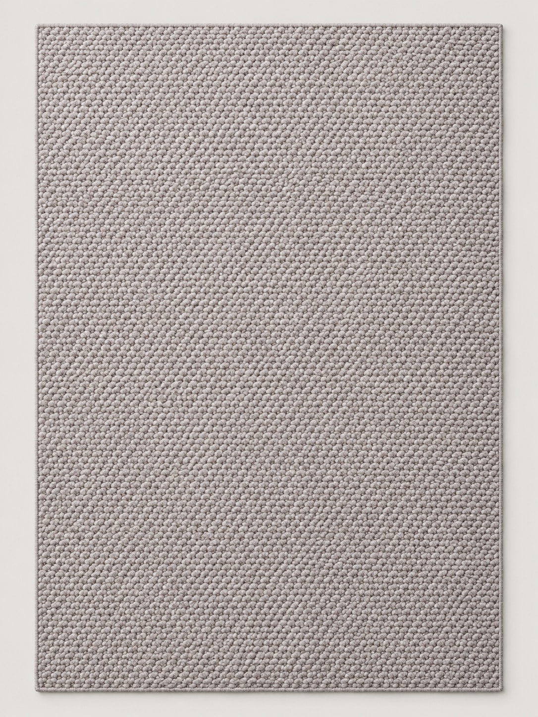 Tapis Craie taupe — vue entière du dessus