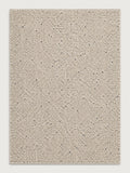 Tapis Galet beige moucheté — vue entière du dessus