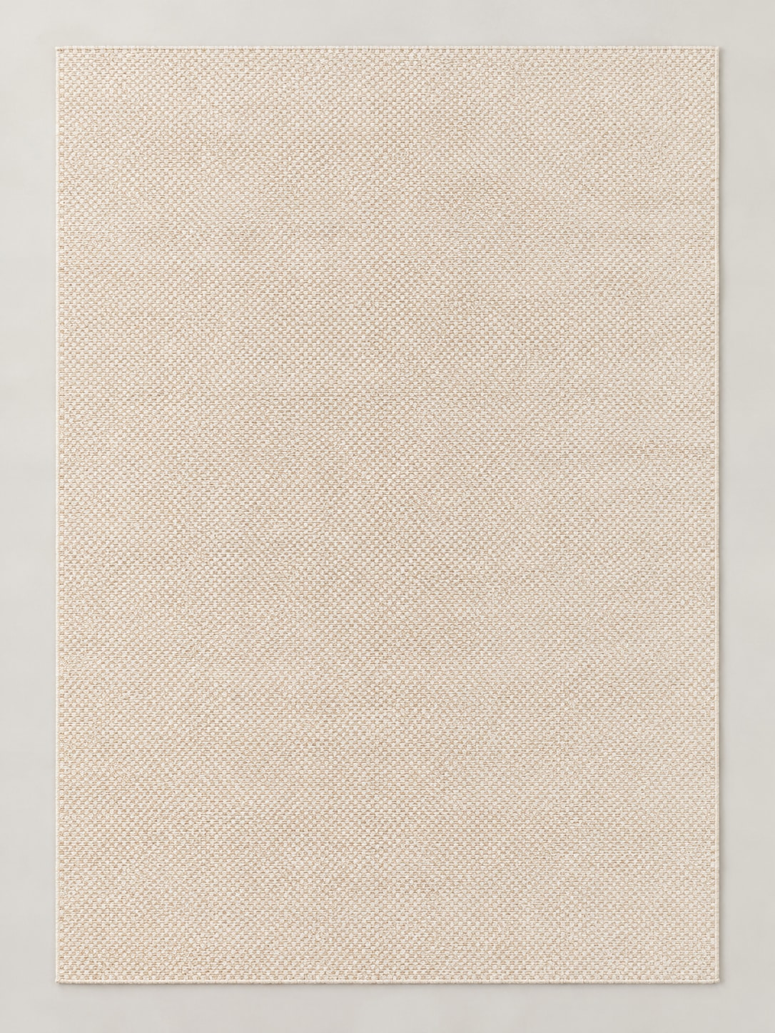 Tapis Mistral crème — vue entière du dessus