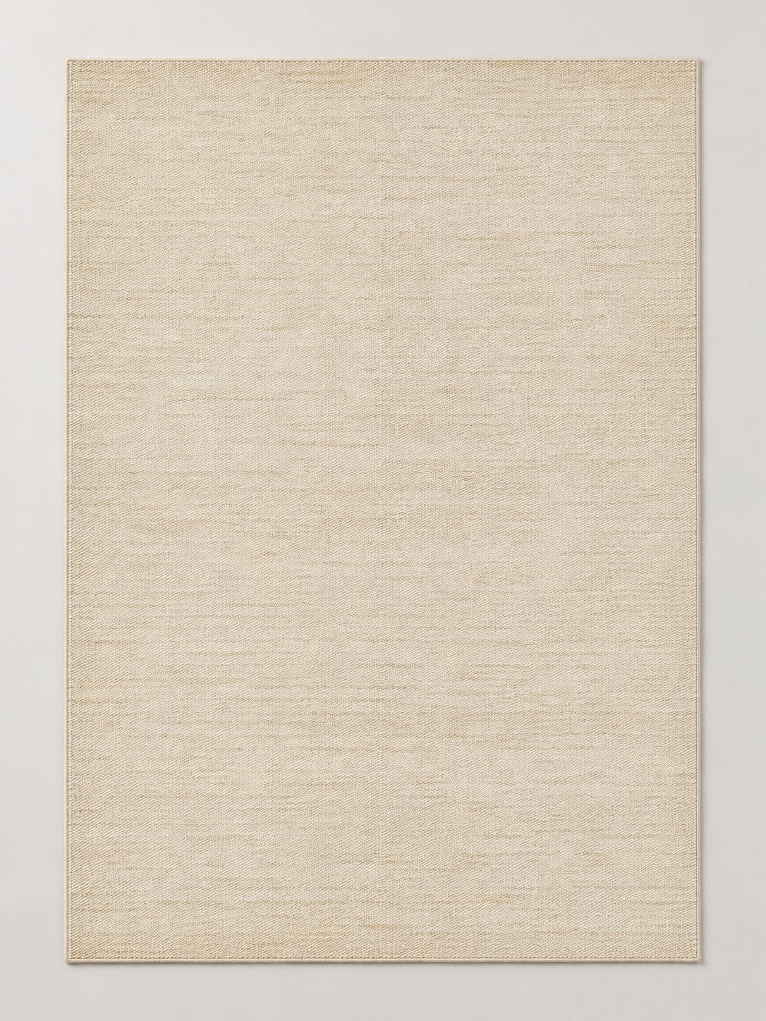 Tapis Mistral paille — vue entière du dessus