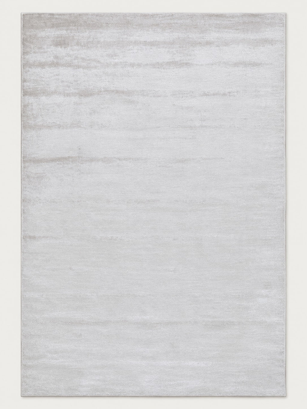 Tapis Opale blanc argenté — vue entière du dessus