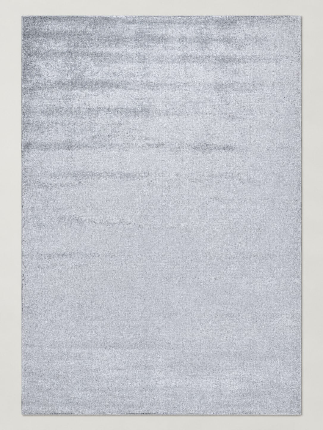 Tapis Opale bleu gris — vue entière du dessus