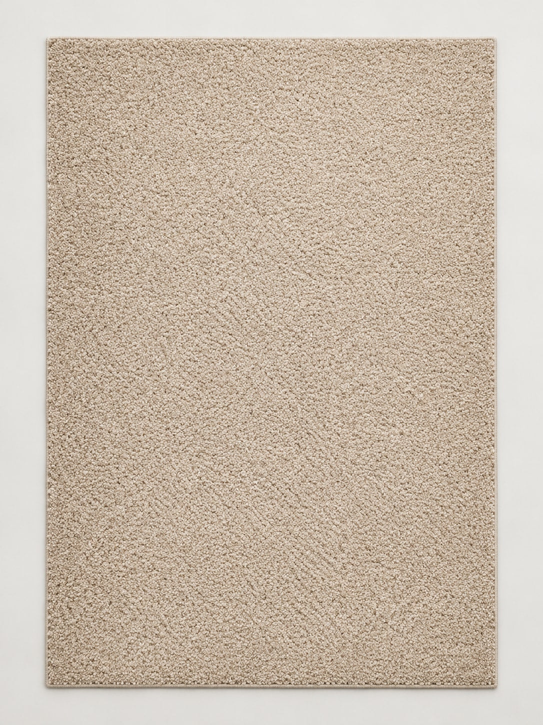 Tapis Pinède avoine — vue entière du dessus