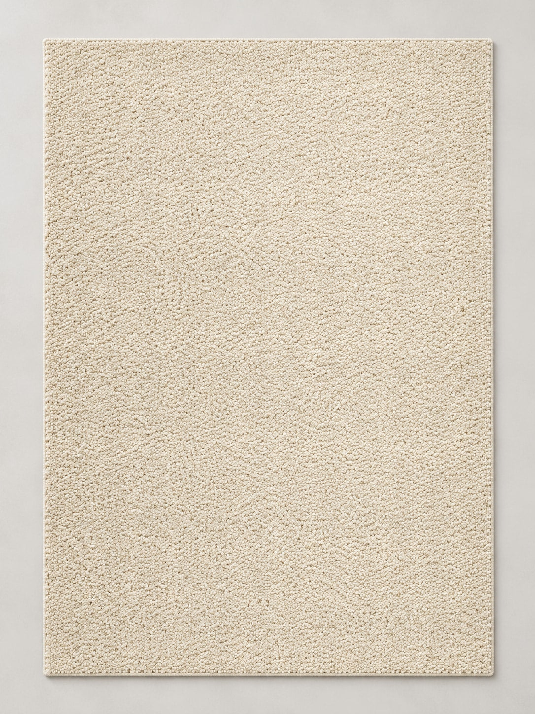 Tapis Pinède crème — vue entière du dessus