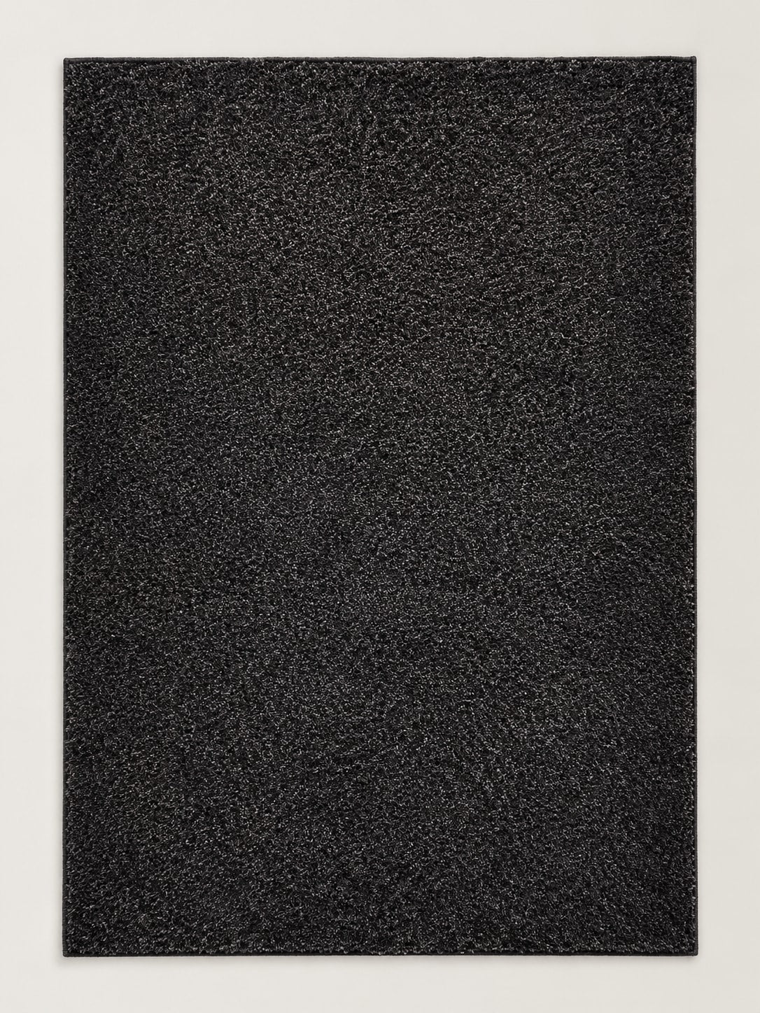 Tapis Pinède noir — vue entière du dessus