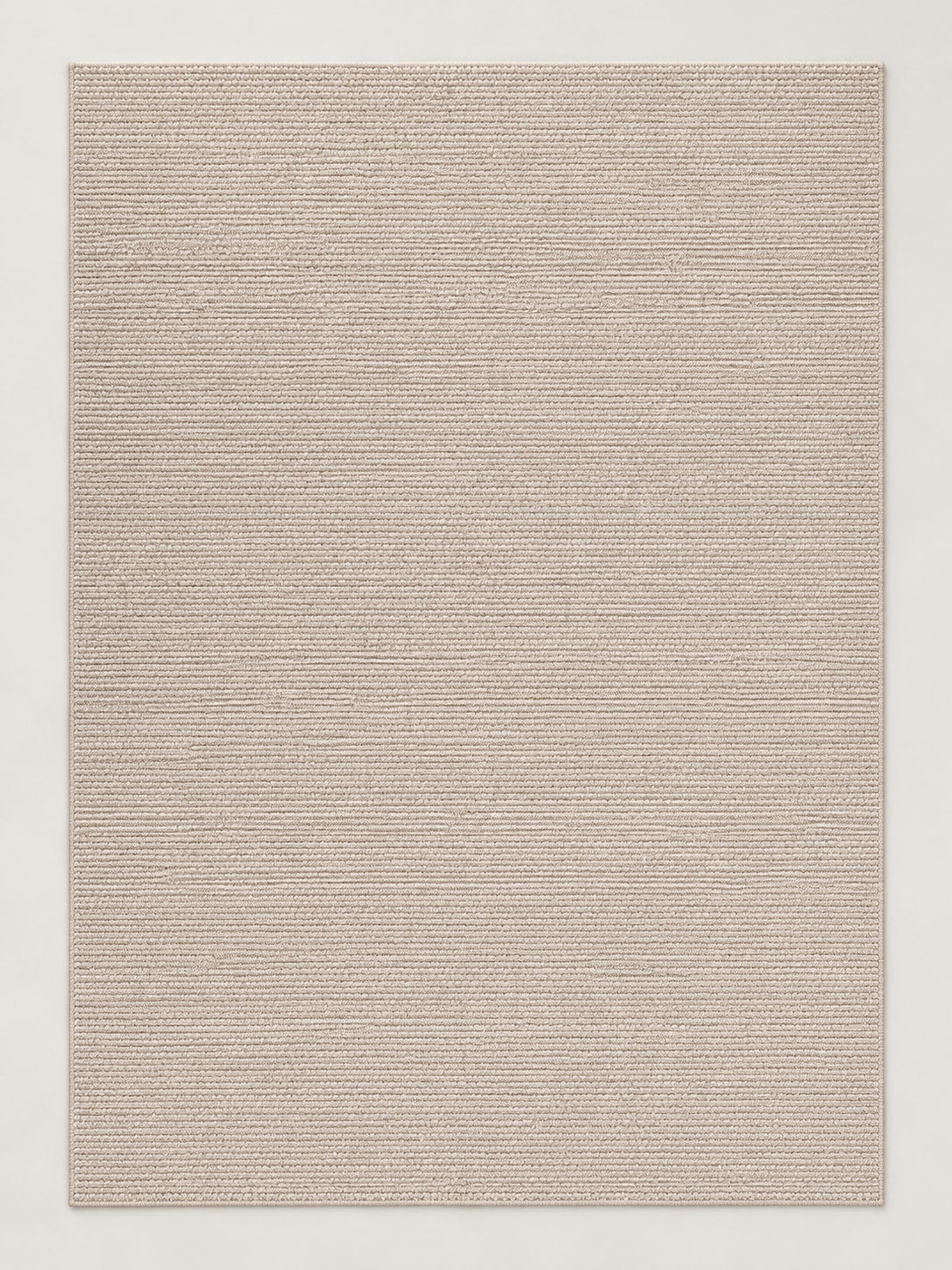 Tapis Silex beige — vue entière du dessus