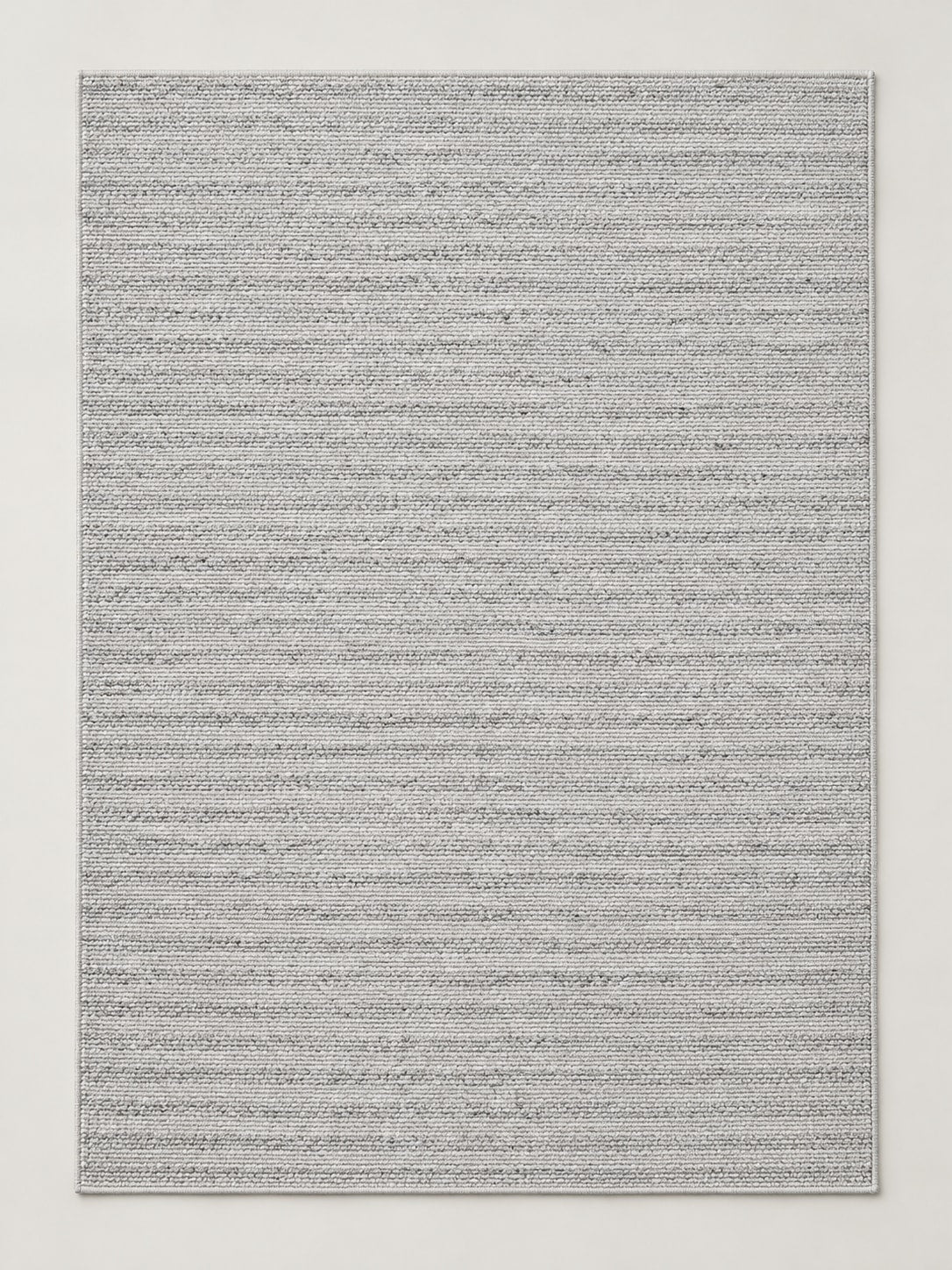 Tapis Silex gris rayé — vue entière du dessus