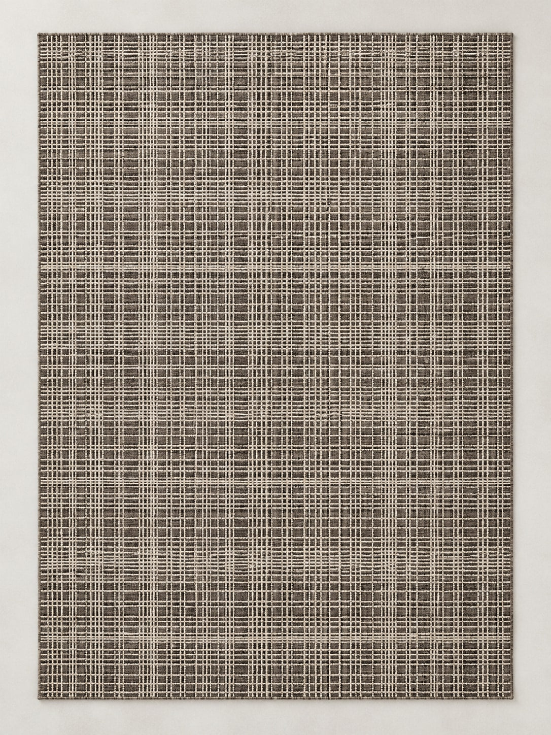 Tapis Sillon brun — vue entière du dessus